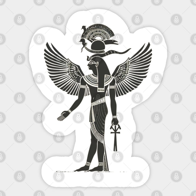 Egyptian God Ra, God of the Sun, mythology Sticker by Pattyld
